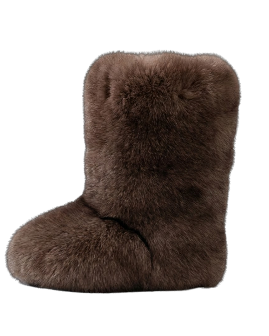 Bear fur boot left | VONTENS