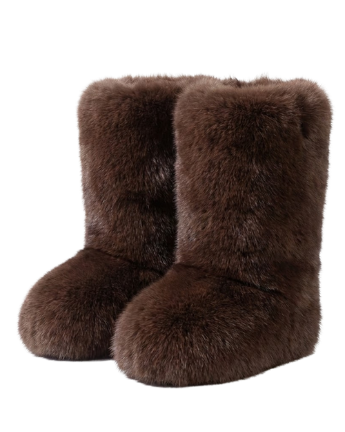 Bear fur boots | VONTENS